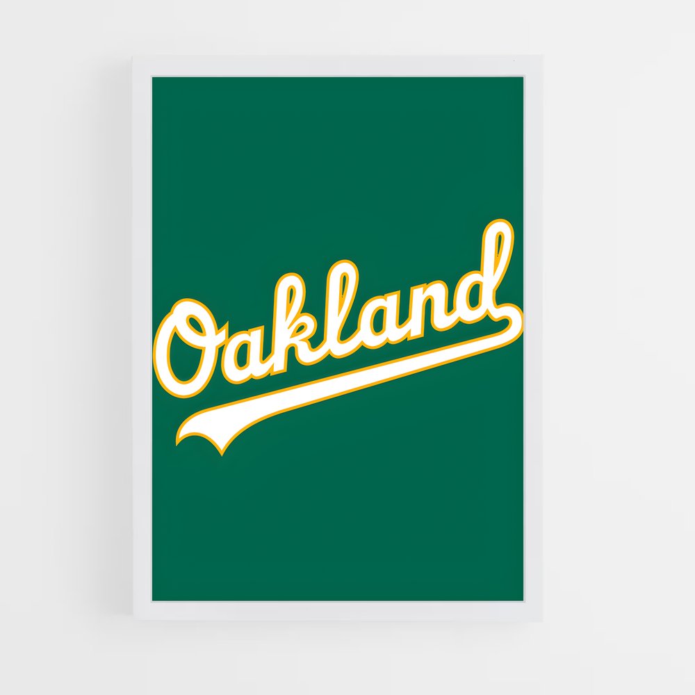 Poster Oakland Spirit – affiche Baseball (vue 3)